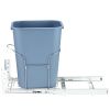 VEVOR Pull-Out Trash Can, 35L Single Bin, Under Mount Kitchen Waste Container with Slide, Handle and Door Mounting Kit