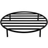 VEVOR Fire Pit Grate, Heavy Duty Iron Round Firewood Grate, Round Wood Fire Pit Grate 19", Firepit Grate with Black Paint