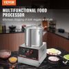 VEVOR Food Processor & Vegetable Chopper, 16 Quart, 1400W Food-Grade Stainless Steel Food Processor Chopper with 2 Extra S-Curve Blades