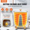 VEVOR 25L Towel Warmer Bucket with LED Screen Bottom Heating Columns Timer White