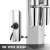 VEVOR Milkshake Maker Kit, Stainless Steel Electric Milkshake Maker, 180W Milkshake Machine, Double Head Classic Milkshake Maker with 800ml Cup