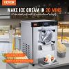 VEVOR Commercial Ice Cream Machine, 12 L/H Yield, 1713W Single Flavor Countertop Hard Serve Ice Cream Maker, 4.5L Stainless Steel Cylinder