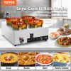 VEVOR Electric Soup Warmer, Four 7.4QT Stainless Steel Round Pot 86~185¬∞F Adjustable Temp