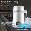 VEVOR 1.1Gal Water Distiller, 0.3Gal/H, 750W Distilled Water Maker Machine 0-99H Timing Set Temp Display