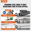 VEVOR 24 x 15 x 40 Inch Stainless Steel Work Table, Commercial Food Prep Worktable with Casters, Heavy Duty Prep Worktable