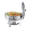 VEVOR Chafing Dish Buffet Set, 6 Qt 4 Pack, Stainless Steel Chafer with Full Size Pan