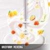 VEVOR Milkshake Maker Kit, Stainless Steel Electric Milkshake Maker, 180W Milkshake Machine, Double Head Classic Milkshake Maker with 800ml Cup
