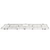 VEVOR Sink Protector Grid, 27.5"x13.5" Stainless Steel Sink Grates, Rear Drain Sink Grates with R5 Corner Radius, Large Sink Bottom Grids